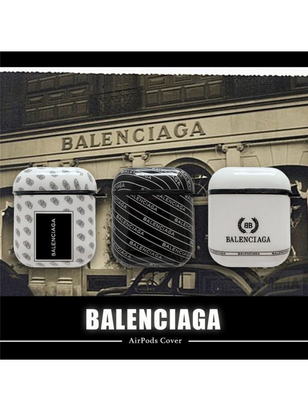 Balenciaga バレンシアガ Air pods2/3proケース 耐衝撃 落下防止ブランドエアーポッズ3プロ収納ケースAirpods 3proケース メンズ レディース Air pods2proケース 防塵 落下防止