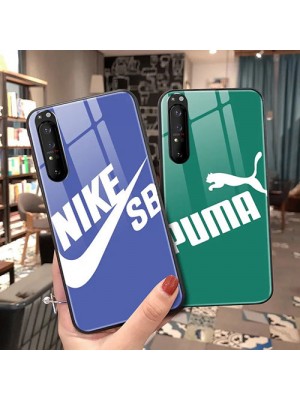 Nike Supreme ナイキ シュプリーム galaxys22/a52 iphone13/14ケース 光沢 強化ガラス個性潮 OPPO A54ケース ファッションxperia1/10 iiiスマホケース ブランド 全機種対応