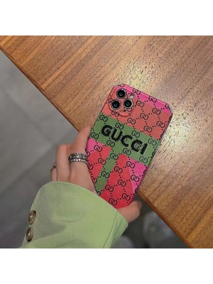 Gucci/グッチ iPhone13pro/12pro maxケース ブランド レザー 刺繍ロゴ iphone13/12/13 pro max携帯カバー クラシック 個性潮 アイフォン11pro/11pro maxケース ジャケット型