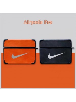 スポーツブランド Nike ナイキ iphone14Pro max/14Proスマホケース 高品質 レザー アイフォン13Pro max/13Pro/13カバー シンプル Airpods 3/2/Proケース セット 安い
