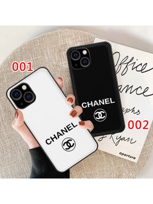 CHANEL シャネル iphone13 mini/13/13pro maxペアケース ブランド 黒白 極簡なスタイル Galaxy S22/S22plus/S22ultraケースカバー 男女兼用 流行り 人気 メンズレディース