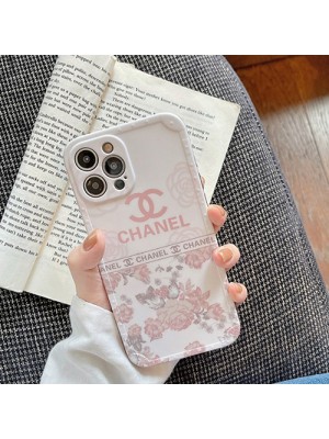 Chanel シャネル アイフォン13/13pro/13pro maxケース ブランド 花柄 ロマンチックな雰囲気 iPhone12/12pro/12pro maxハードケース 大人気 華奢感 レディース