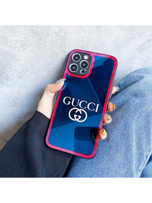 ブルーレイ ブランド シャネル アイフォン13/13pro/13pro max硝子ケース グッチ シンプル ファッション iPhone12/12pro maxケース 大人気 鏡面 メンズレディース