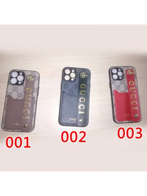 ブランド カード収納 ベルト付き グッチ Galaxy S22/S21 iPhone13Pro maxハードケース 人気 iphone12Pro max/12Pro/12携帯カバー メンズレディース向け オシャレ 高級 ロゴ飾り付き