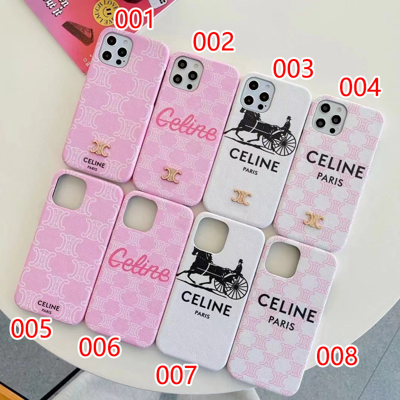ピンク セリーヌ IPHONE13Pro maxケース ブランド